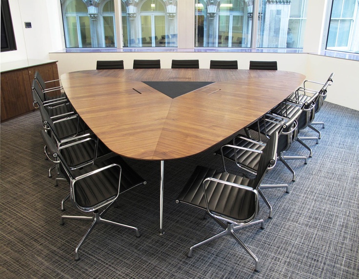 V-Shaped Conference Table