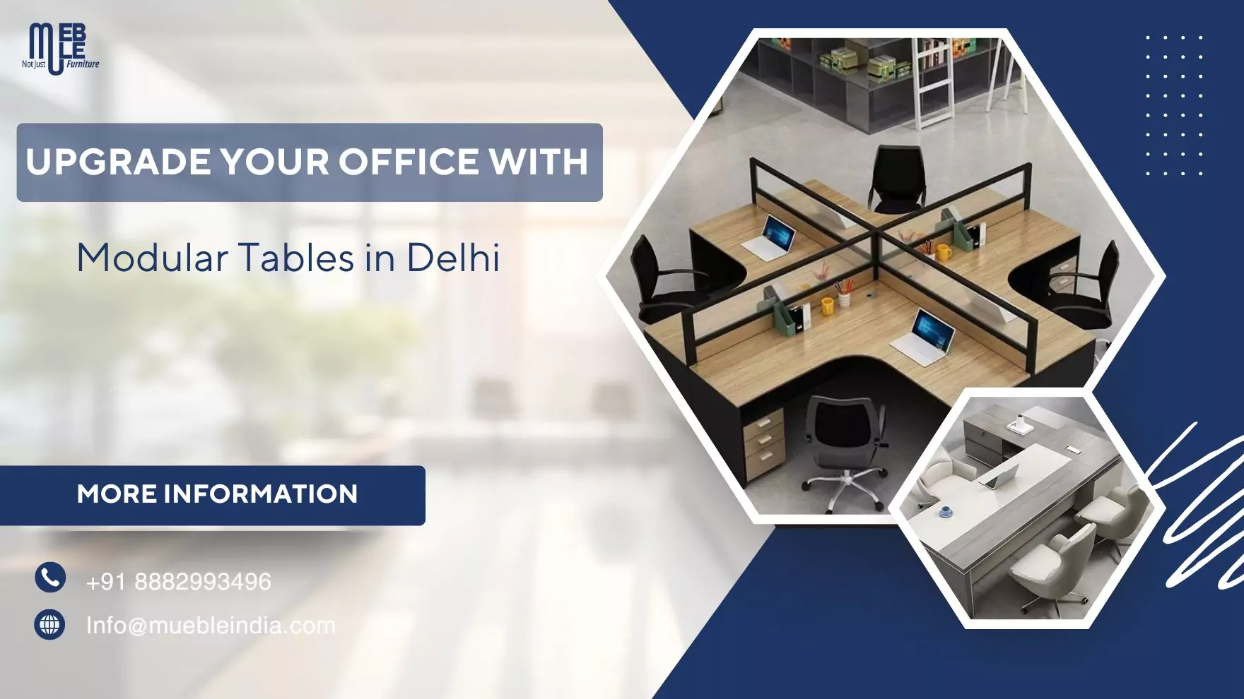 Modular Office Table Design in Delhi