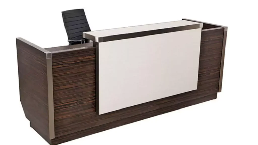 Wooden Office table reception